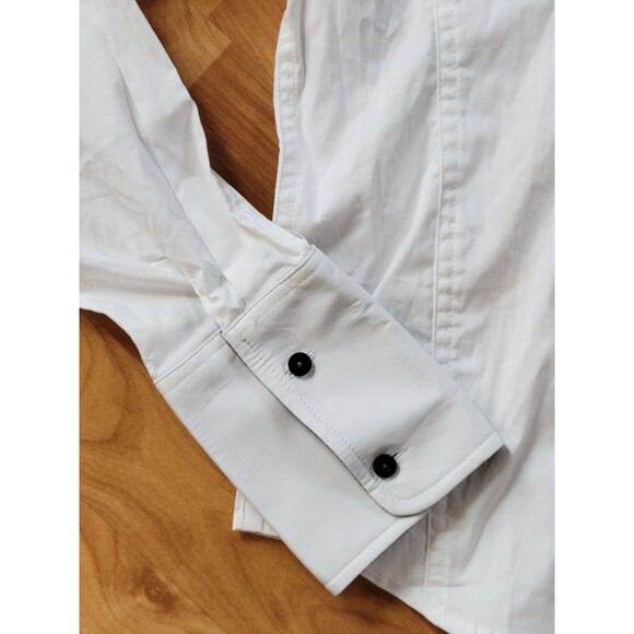 Horseware Ireland Country Western Women’s Junior M 8/10 Shirt White Button Polo - Picture 7 of 11